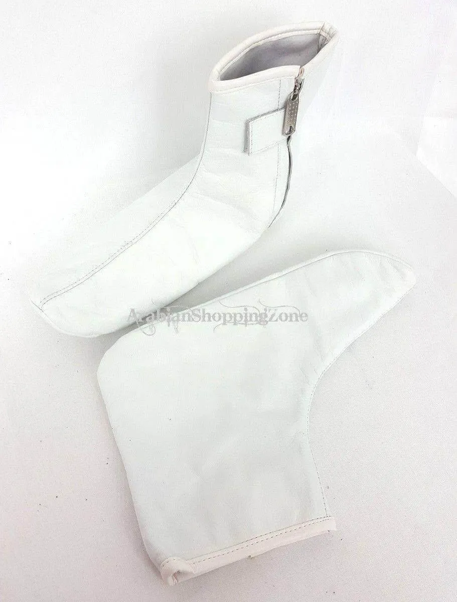 100% Genuine UNISEX Leather Socks Khuffain Kuff khuff Quff Shoes Slippers Islam