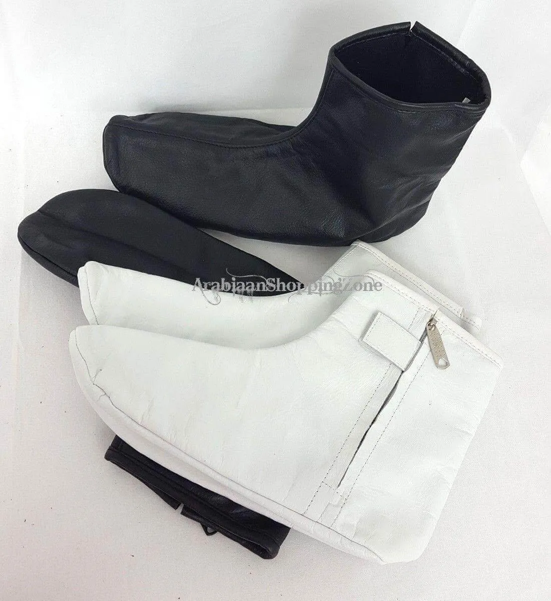 100% Genuine UNISEX Leather Socks Khuffain Kuff khuff Quff Shoes Slippers Islam