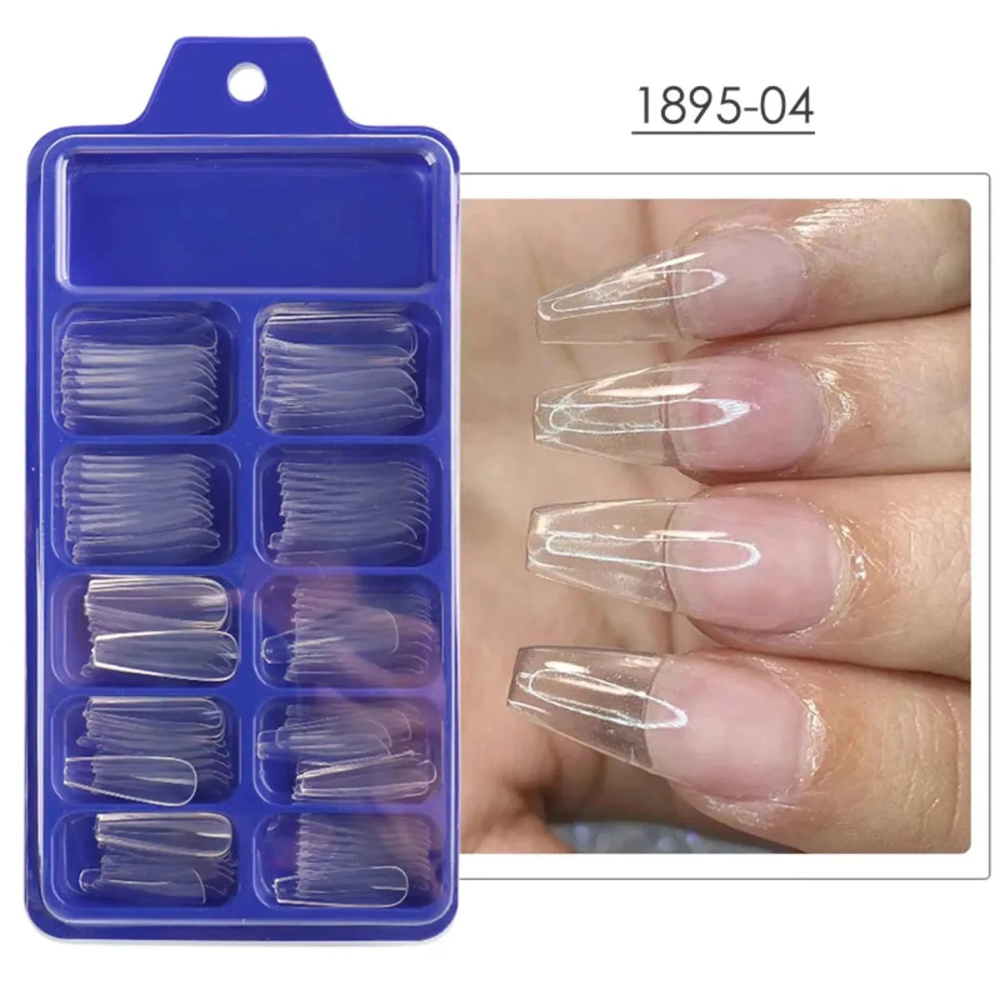 100pcs Acrylic Extension Nail Tips