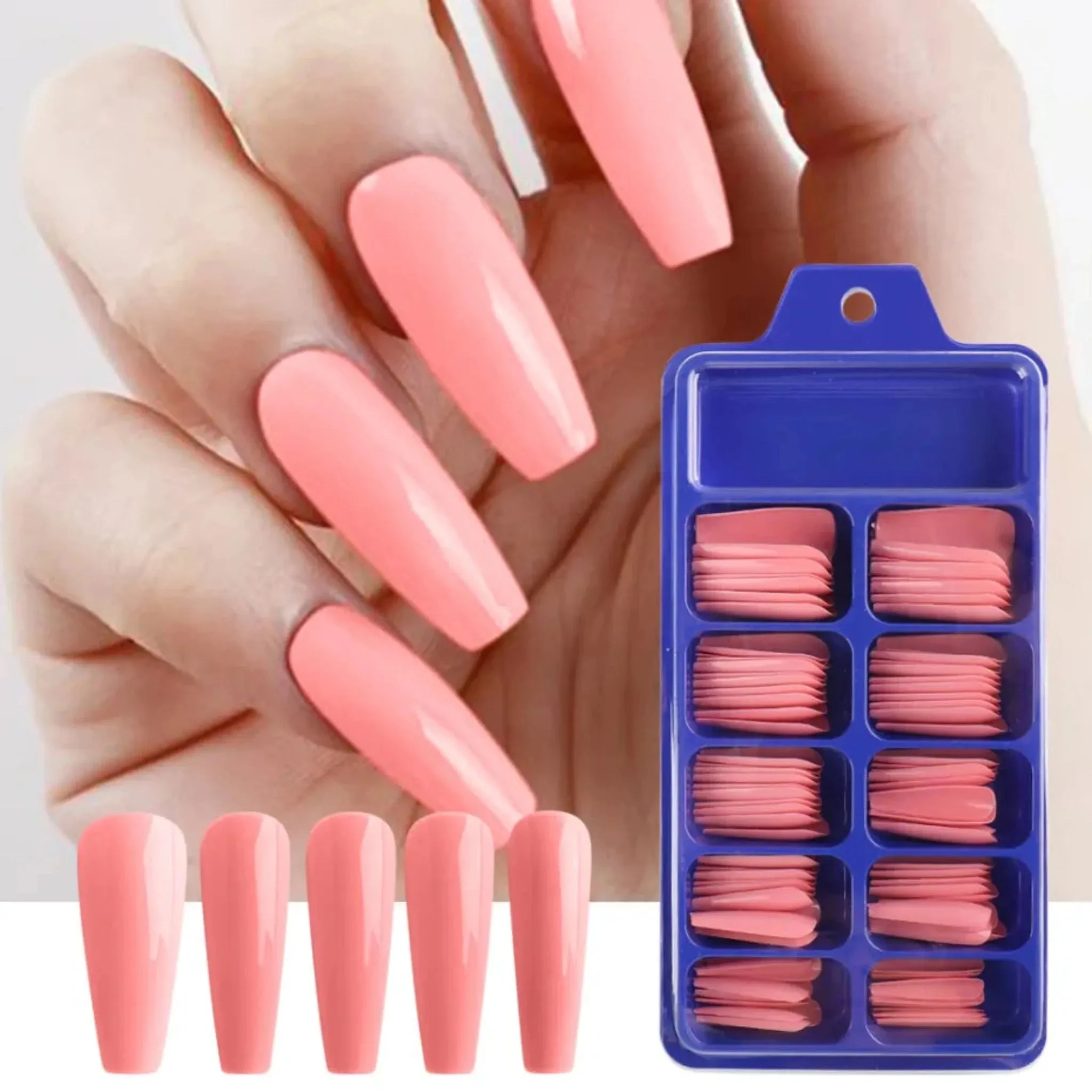 100pcs Acrylic Extension Nail Tips