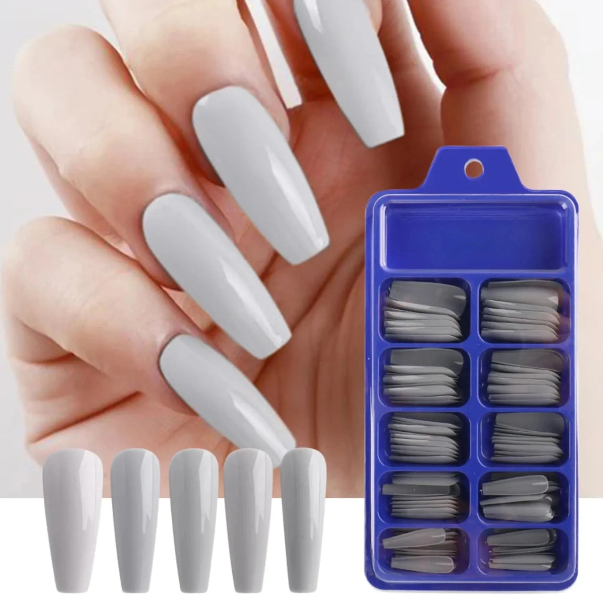 100pcs Acrylic Extension Nail Tips