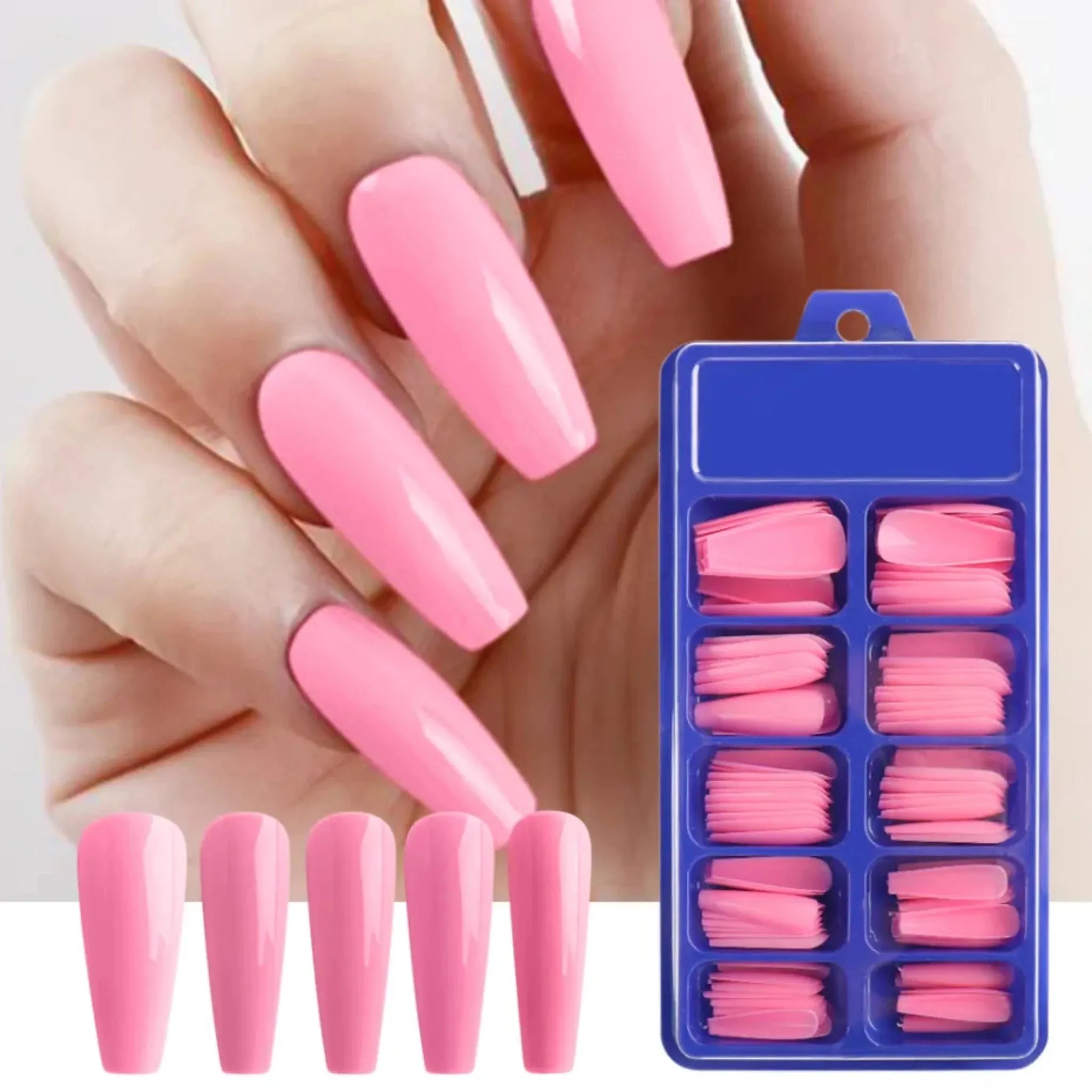 100pcs Acrylic Extension Nail Tips
