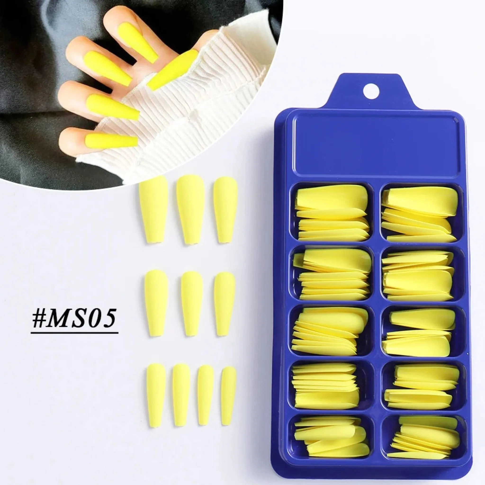 100pcs Acrylic Extension Nail Tips