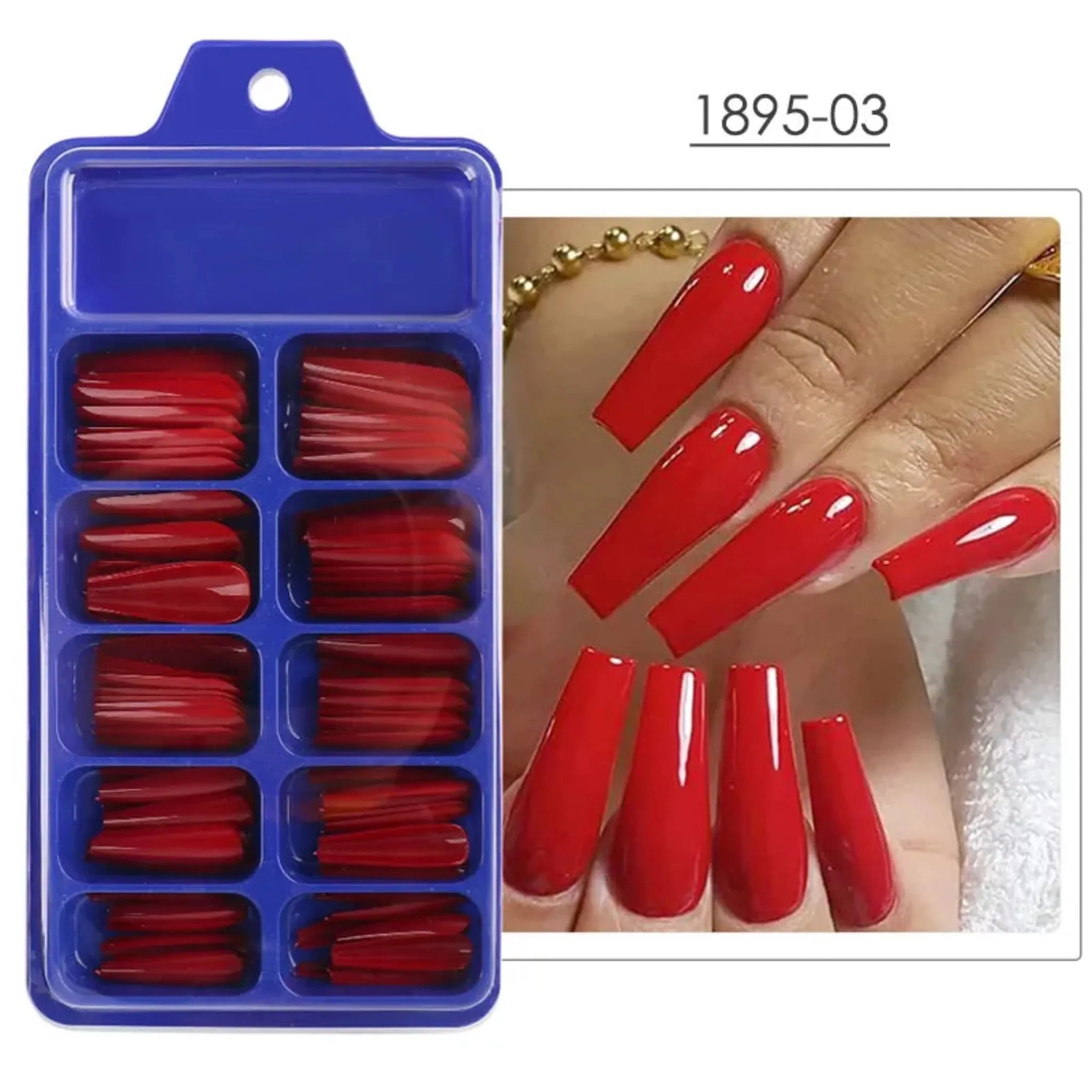 100pcs Acrylic Extension Nail Tips