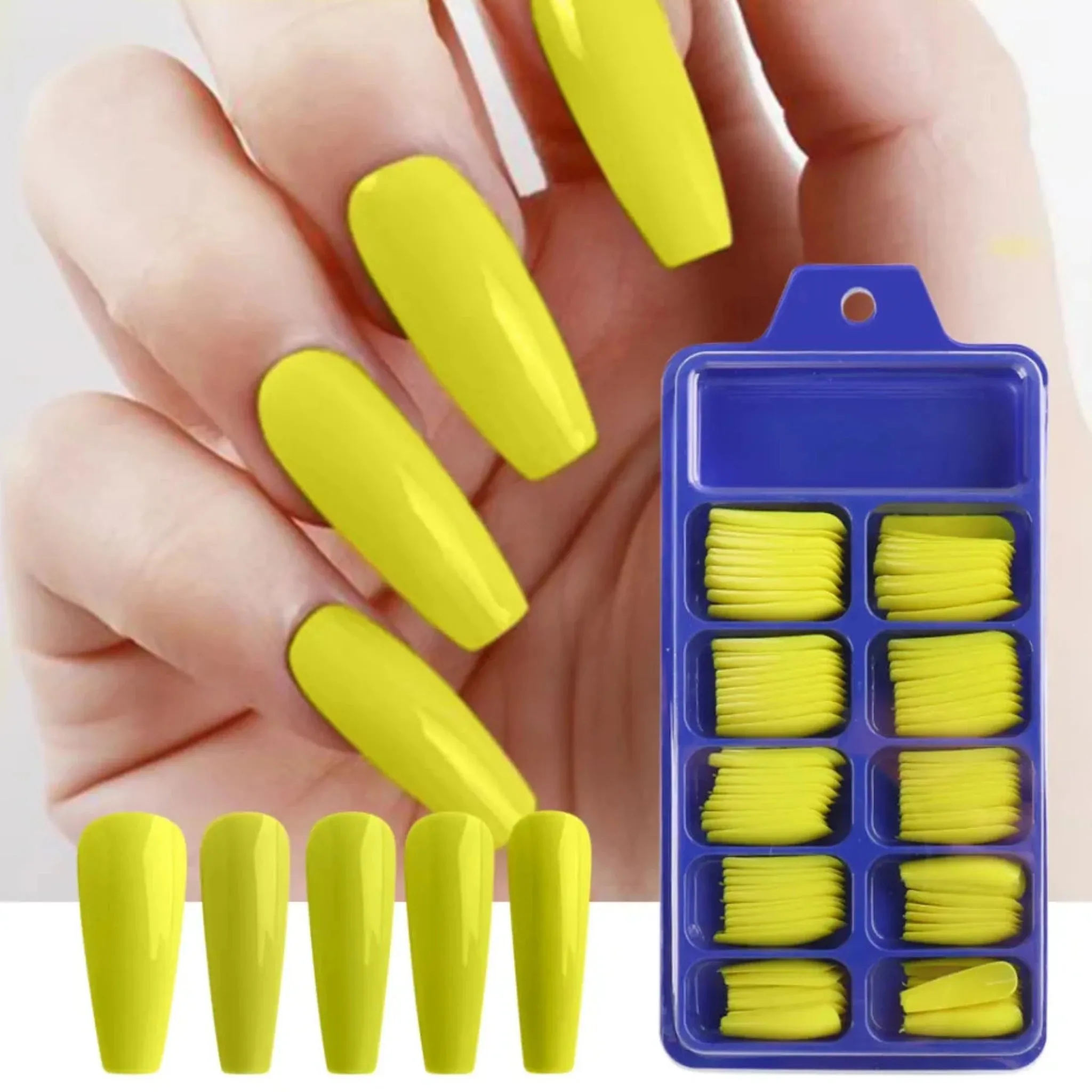 100pcs Acrylic Extension Nail Tips
