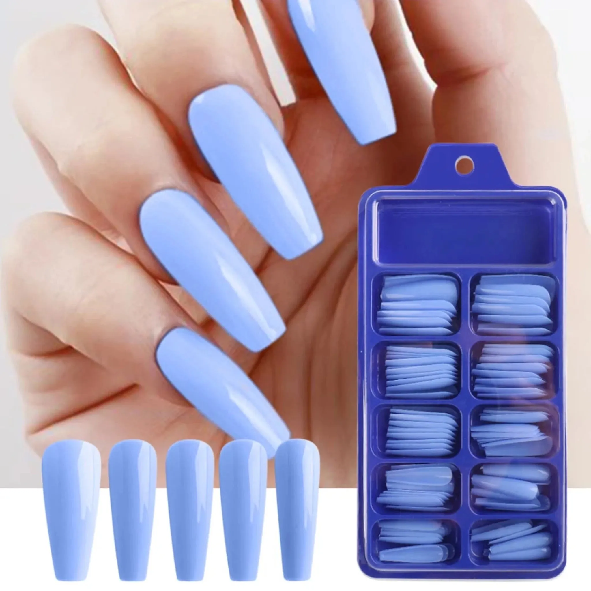 100pcs Acrylic Extension Nail Tips