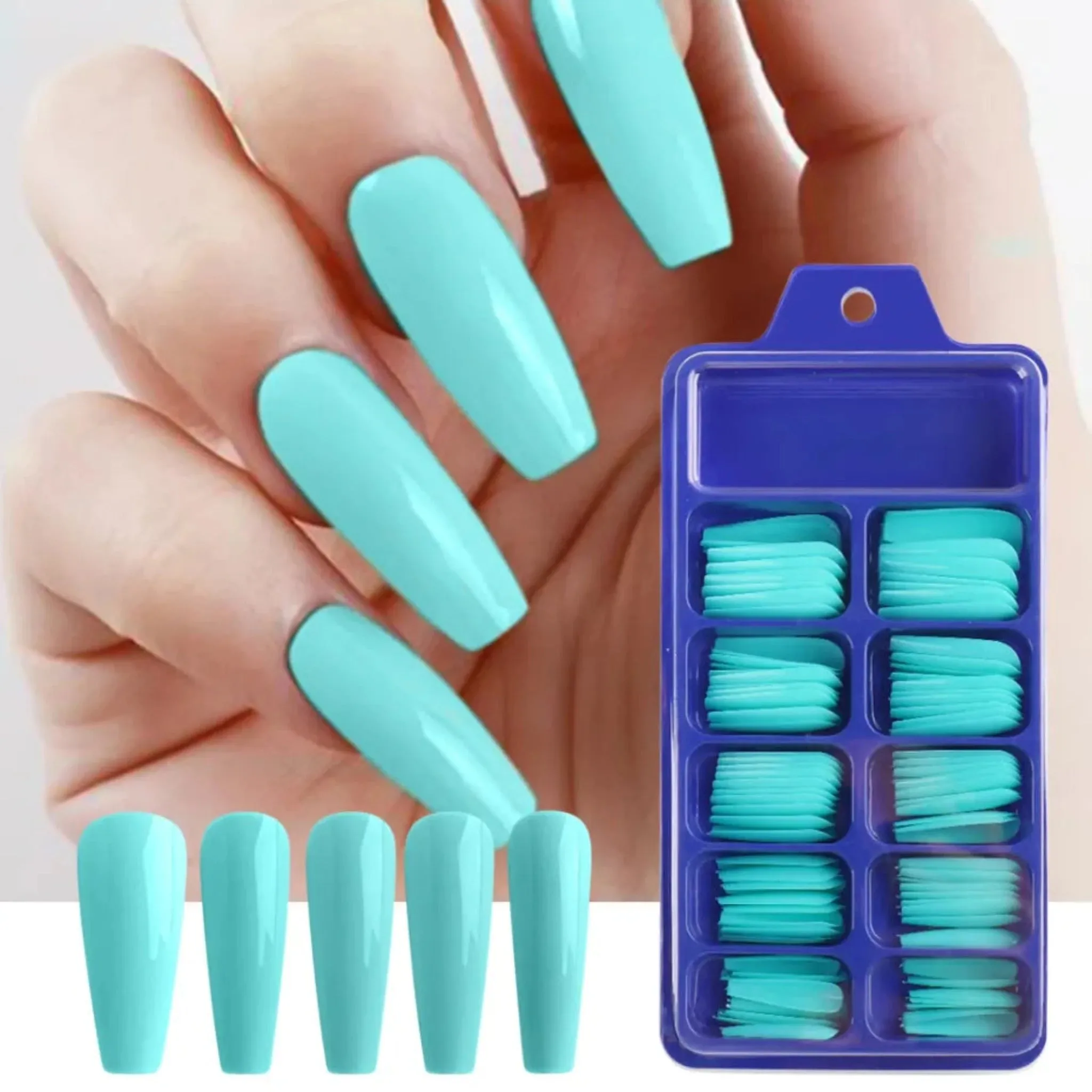 100pcs Acrylic Extension Nail Tips