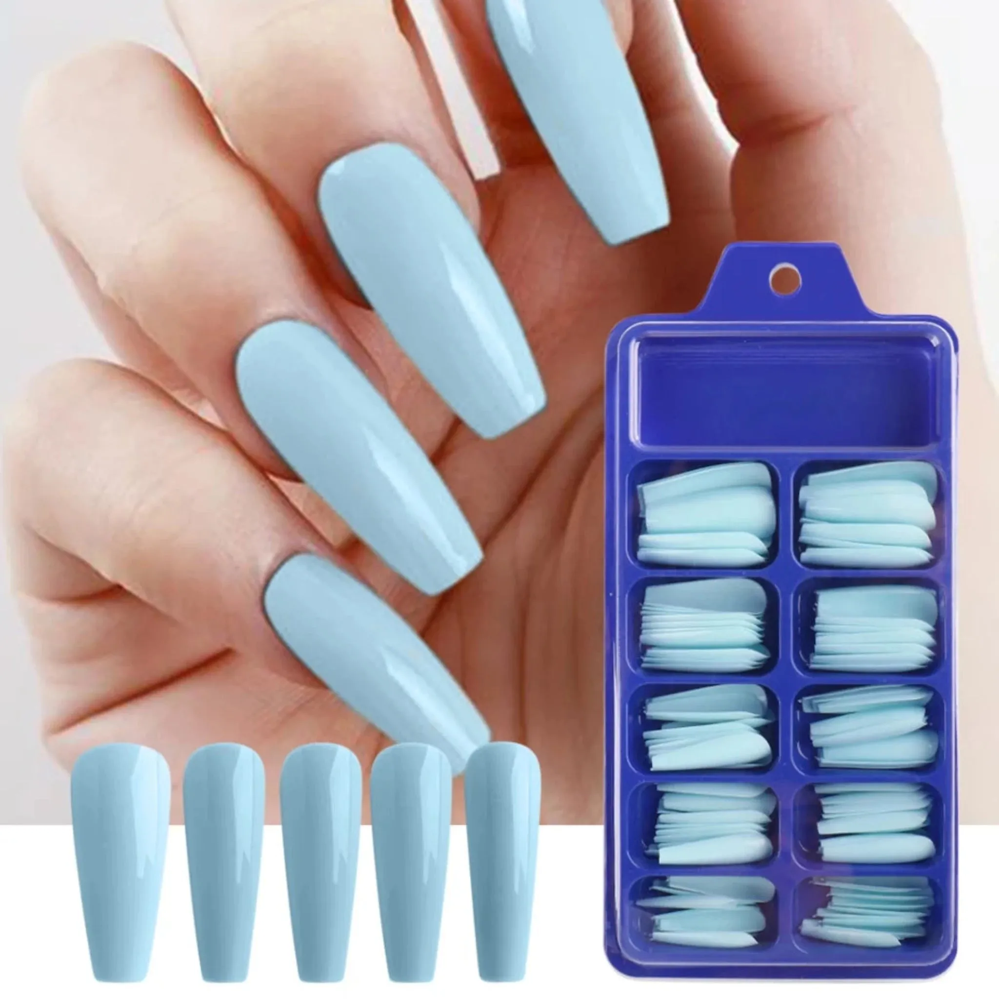 100pcs Acrylic Extension Nail Tips