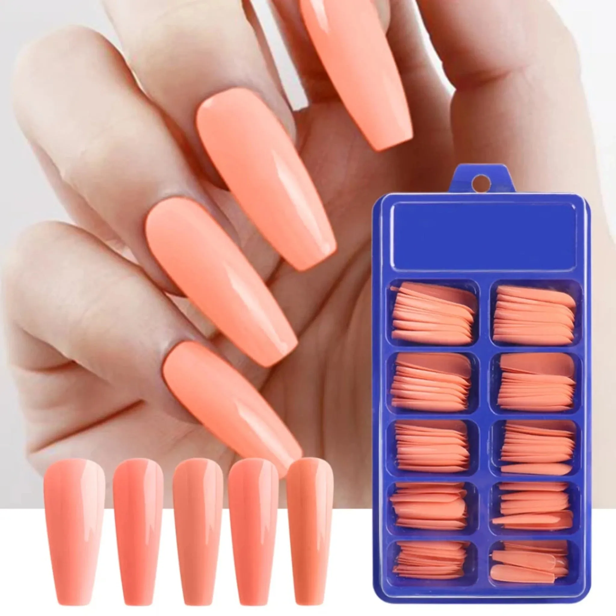 100pcs Acrylic Extension Nail Tips