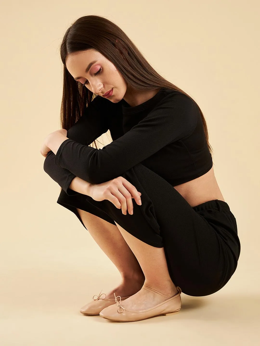 Adalyn Leather Ballet Flats