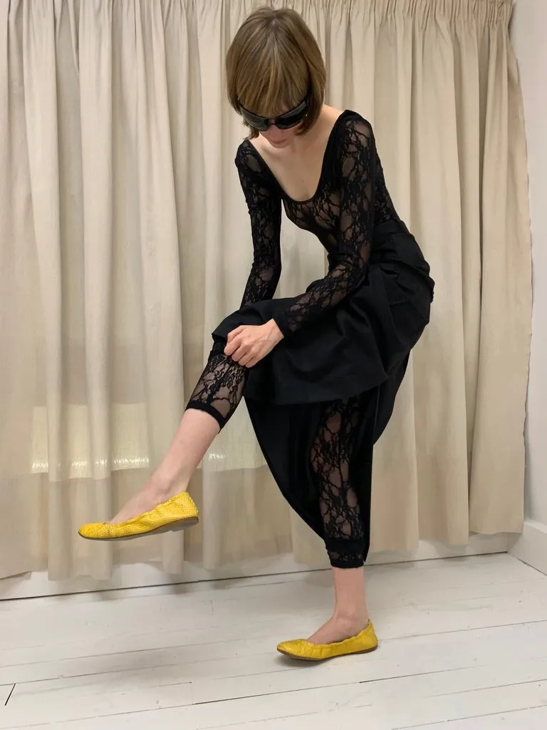 Animal print ballet flats, 41
