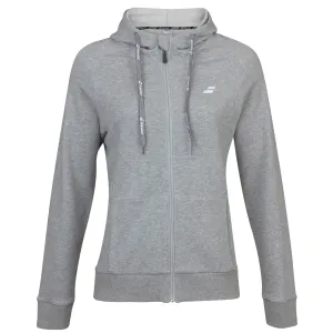 Babolat Exercise Hood Girl Jacket - High Rise Hthr