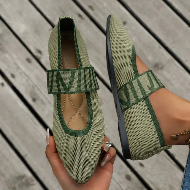 Ballet Grace™ | Women's Casual Ballerina Flats | Soft Fabric, Slip-On Design & Cushioned Insole