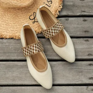 Ballet Grace™ | Women's Casual Ballerina Flats | Soft Fabric, Slip-On Design & Cushioned Insole