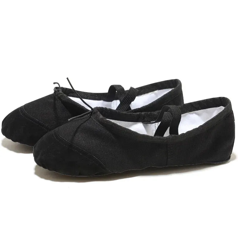 Ballet Shoes: Canvas Ballet Slippers for Women and Girls
