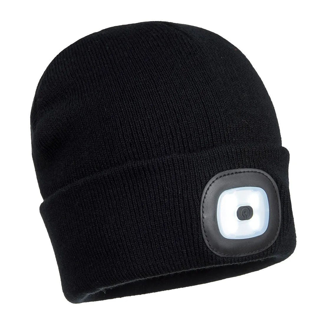 Beanie Hat with LED Head Light USB Rechargeable