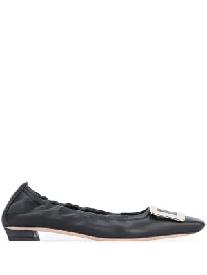 Belle vivier leather ballet flats