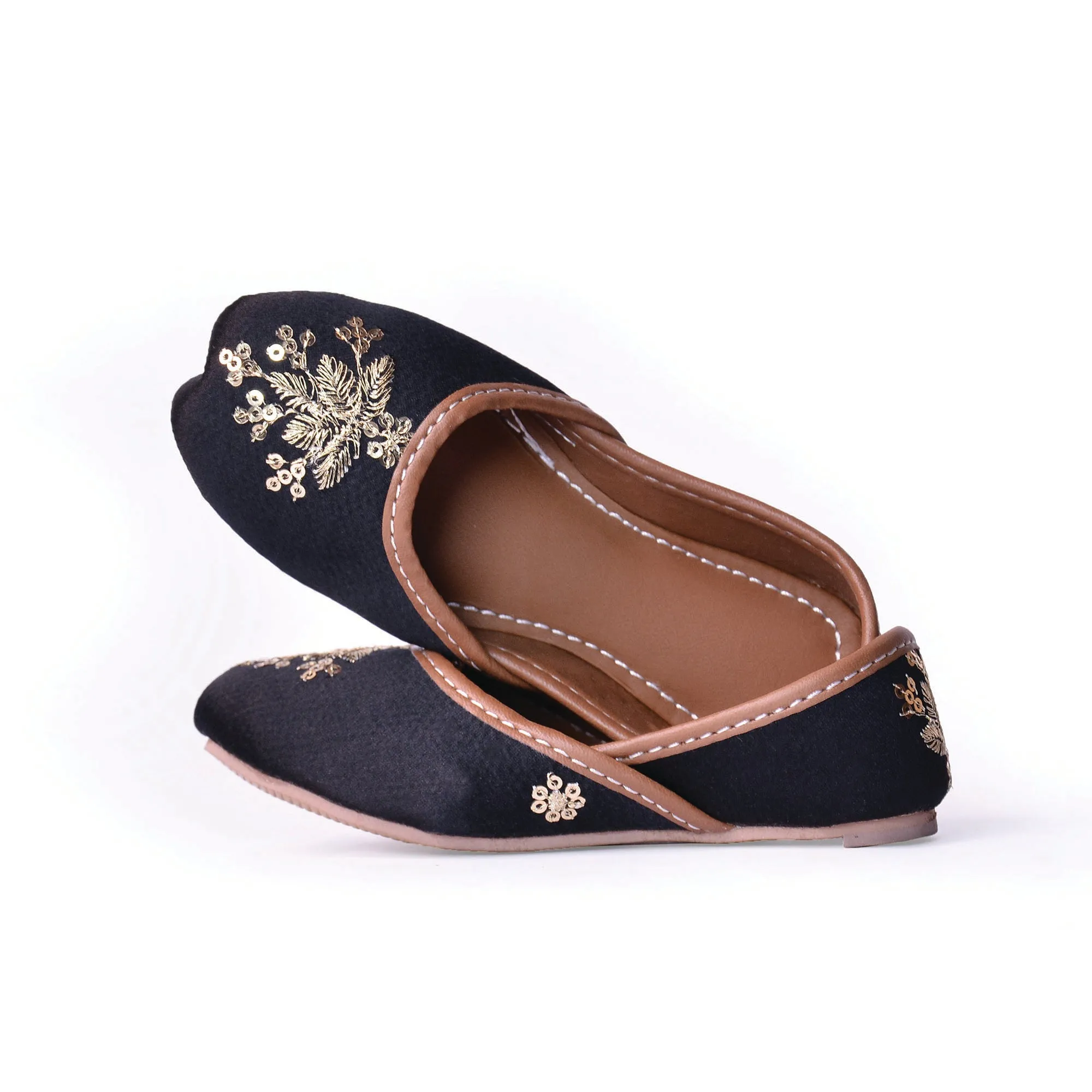 Black Fancy Khussa