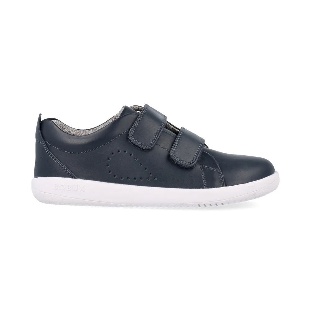 Bobux Kids  Grass Court Leather Shoe- Navy