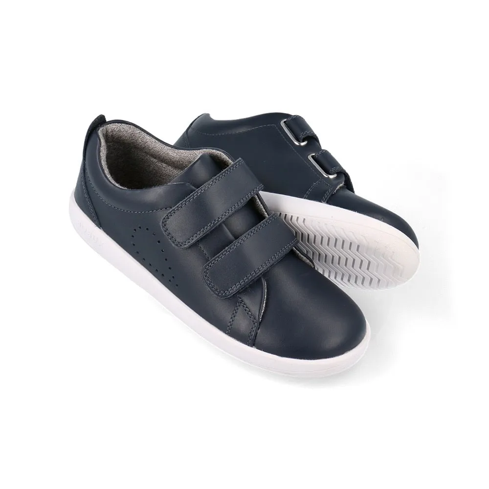 Bobux Kids  Grass Court Leather Shoe- Navy
