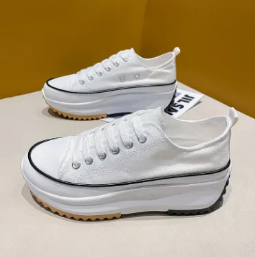 Canvas Platform Sneakers