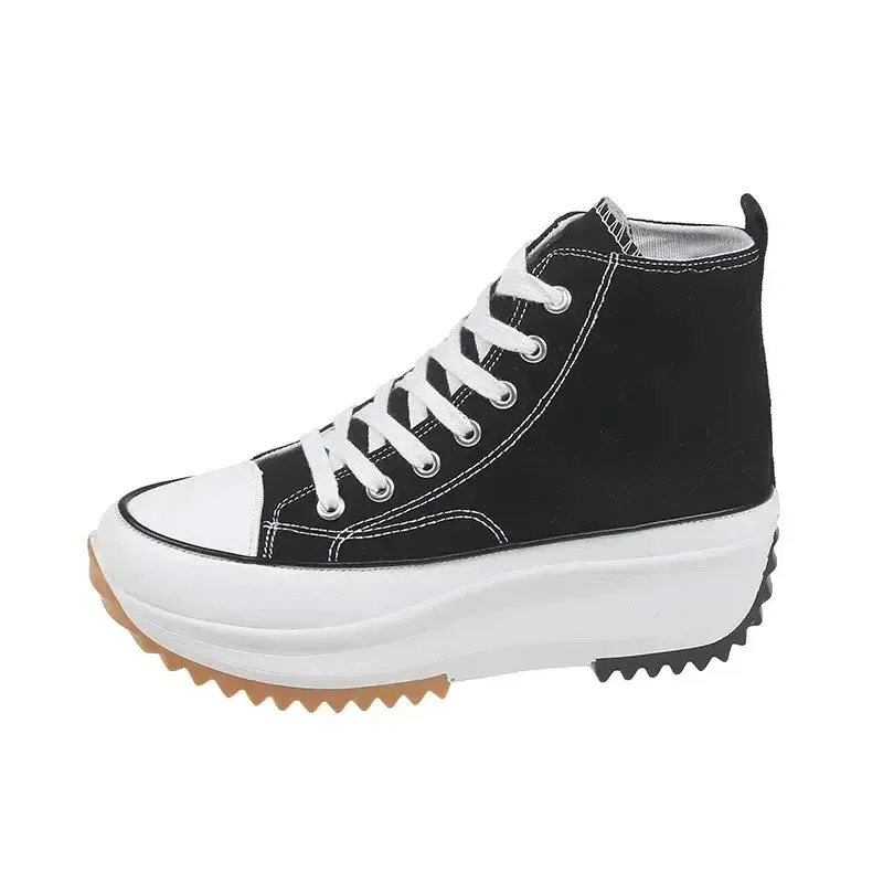 Canvas Platform Sneakers