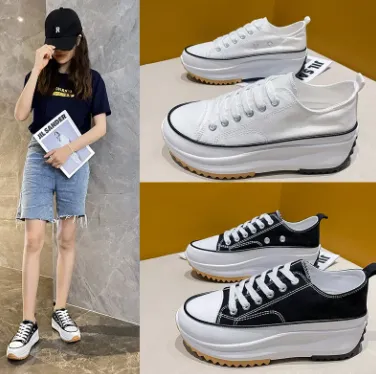 Canvas Platform Sneakers