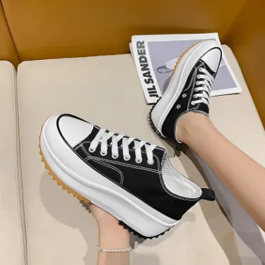 Canvas Platform Sneakers