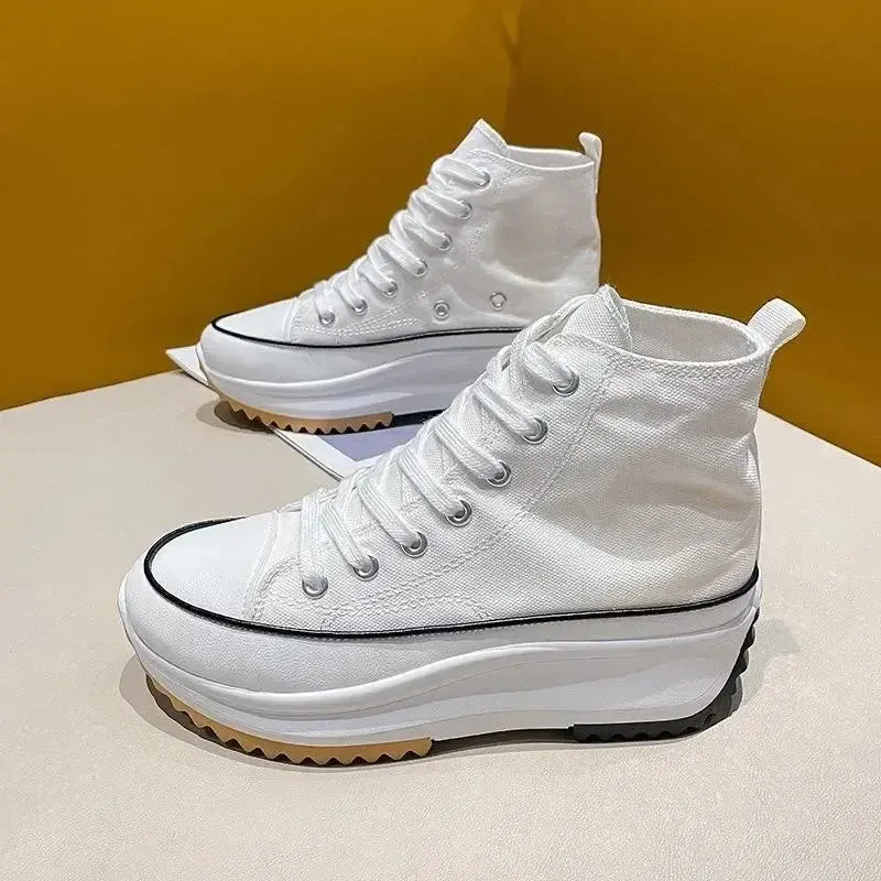 Canvas Platform Sneakers