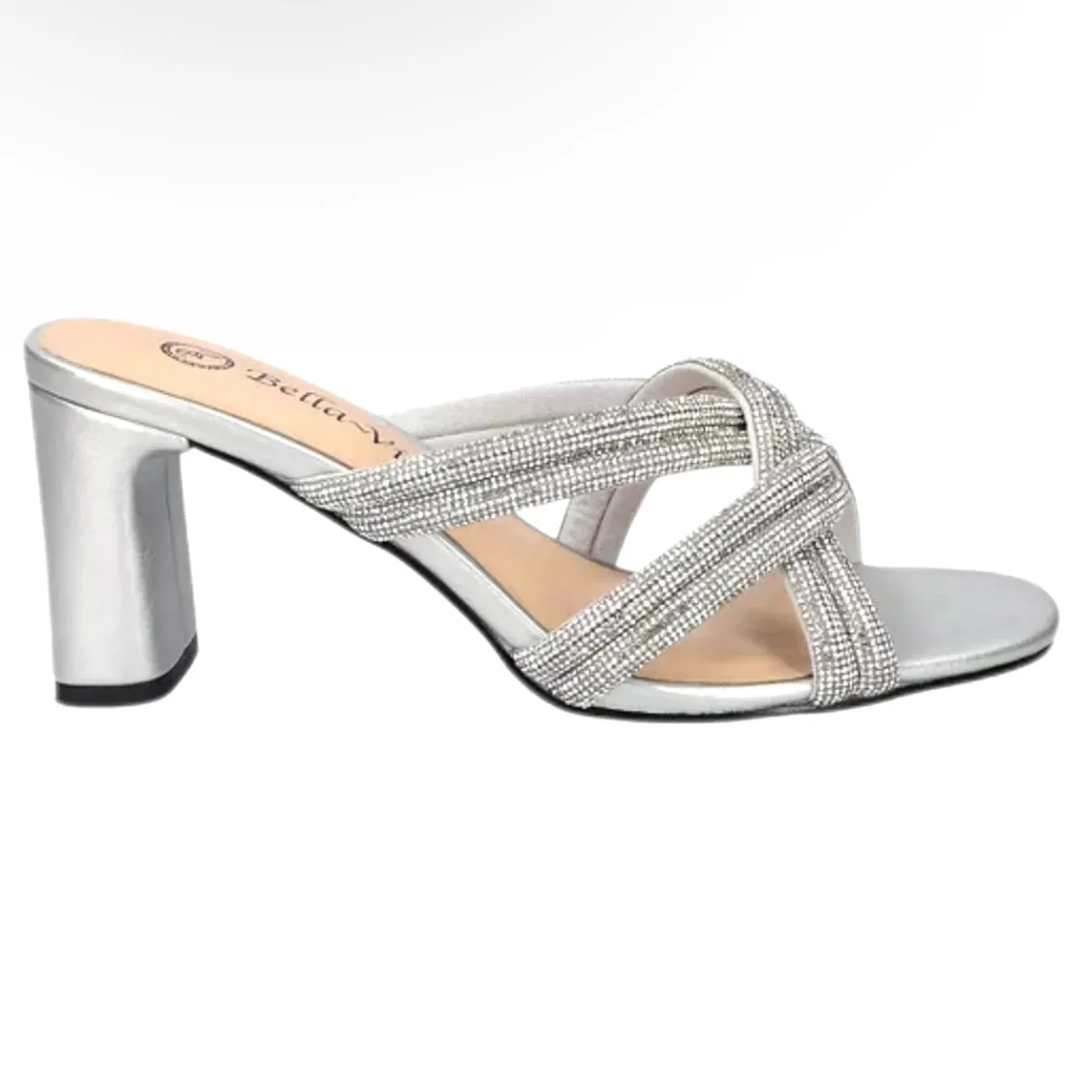 CARMEN Women's Crisscross Straps Heeled Sandals