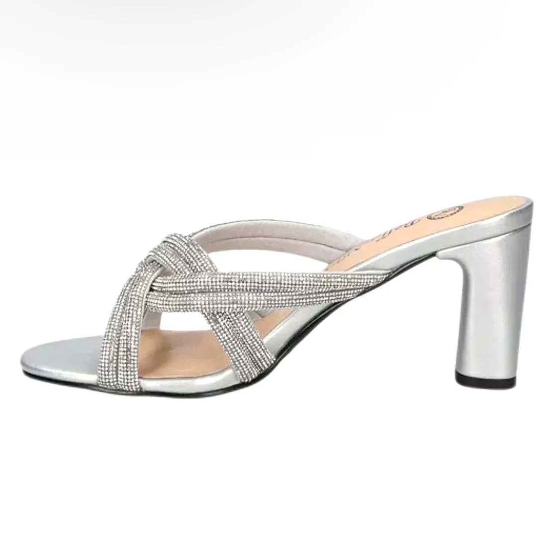 CARMEN Women's Crisscross Straps Heeled Sandals