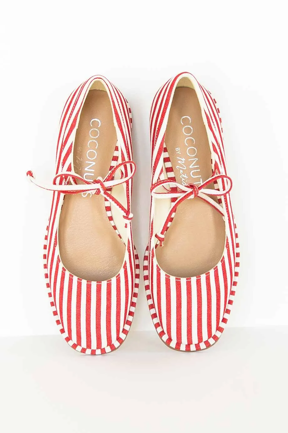 [COCONUTS BY MATISSE] GERRY RED STRIPE MARY JANES