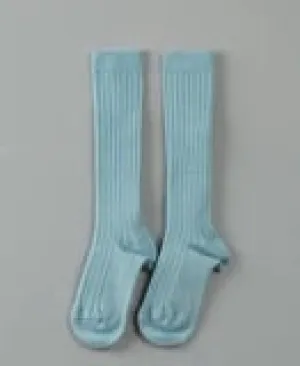 CONDOR RIB KNEE HIGH SOCK (415 HIELO)