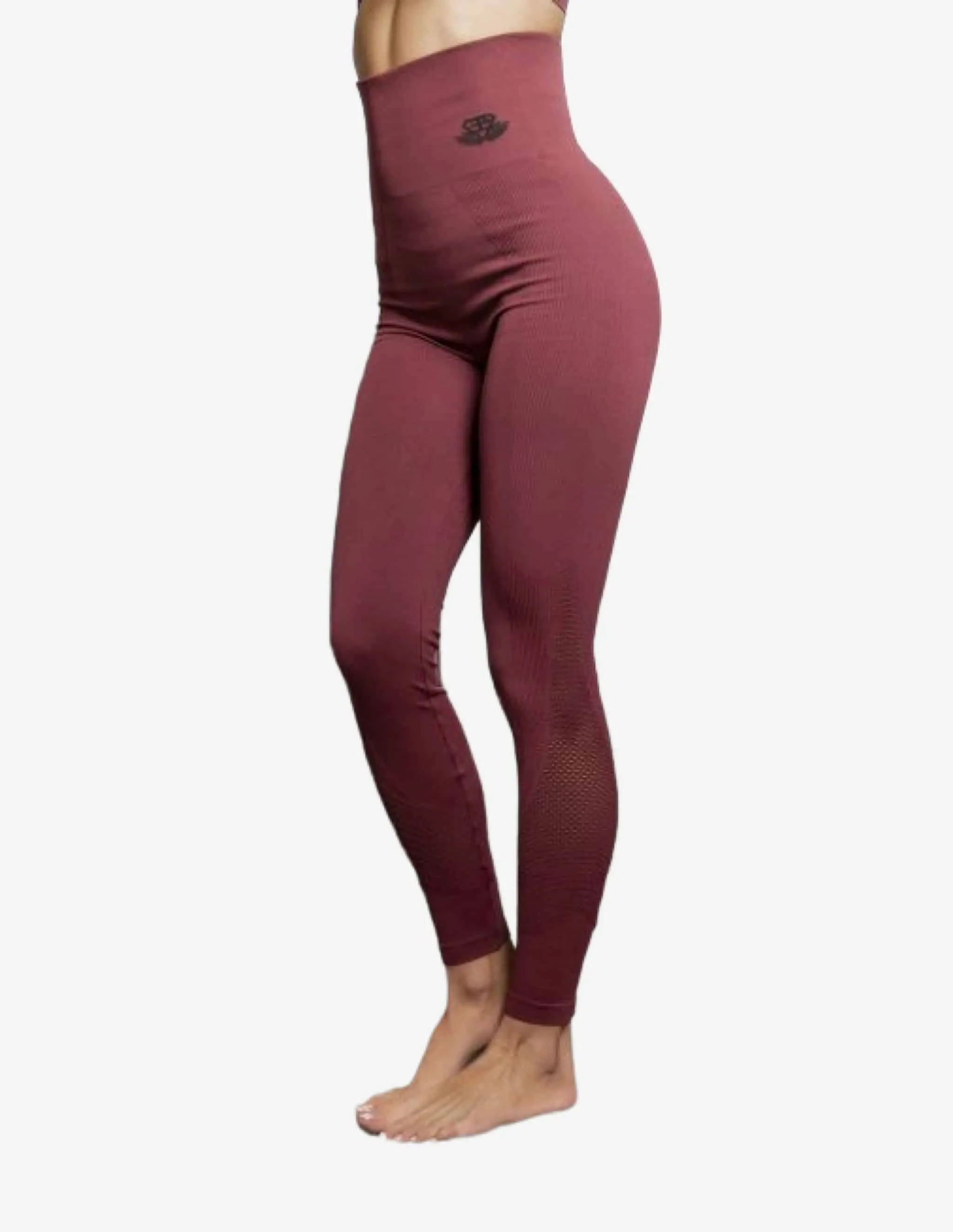 Curvus Legging High Waist – BURGUNDY