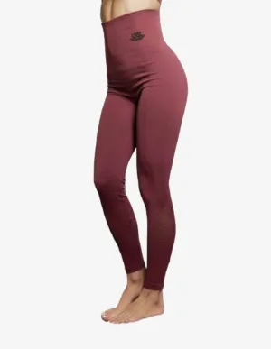Curvus Legging High Waist – BURGUNDY