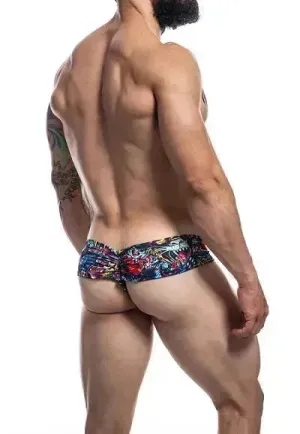 Cut For Men High Cut Tattoo Cheeky Brief Medium