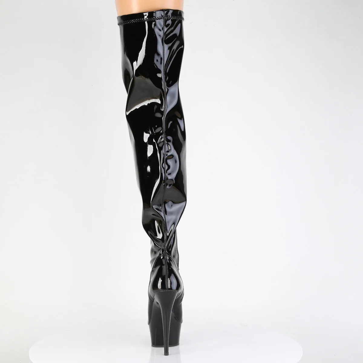 DELIGHT-3000WCF  Black Stretch Patent/Black