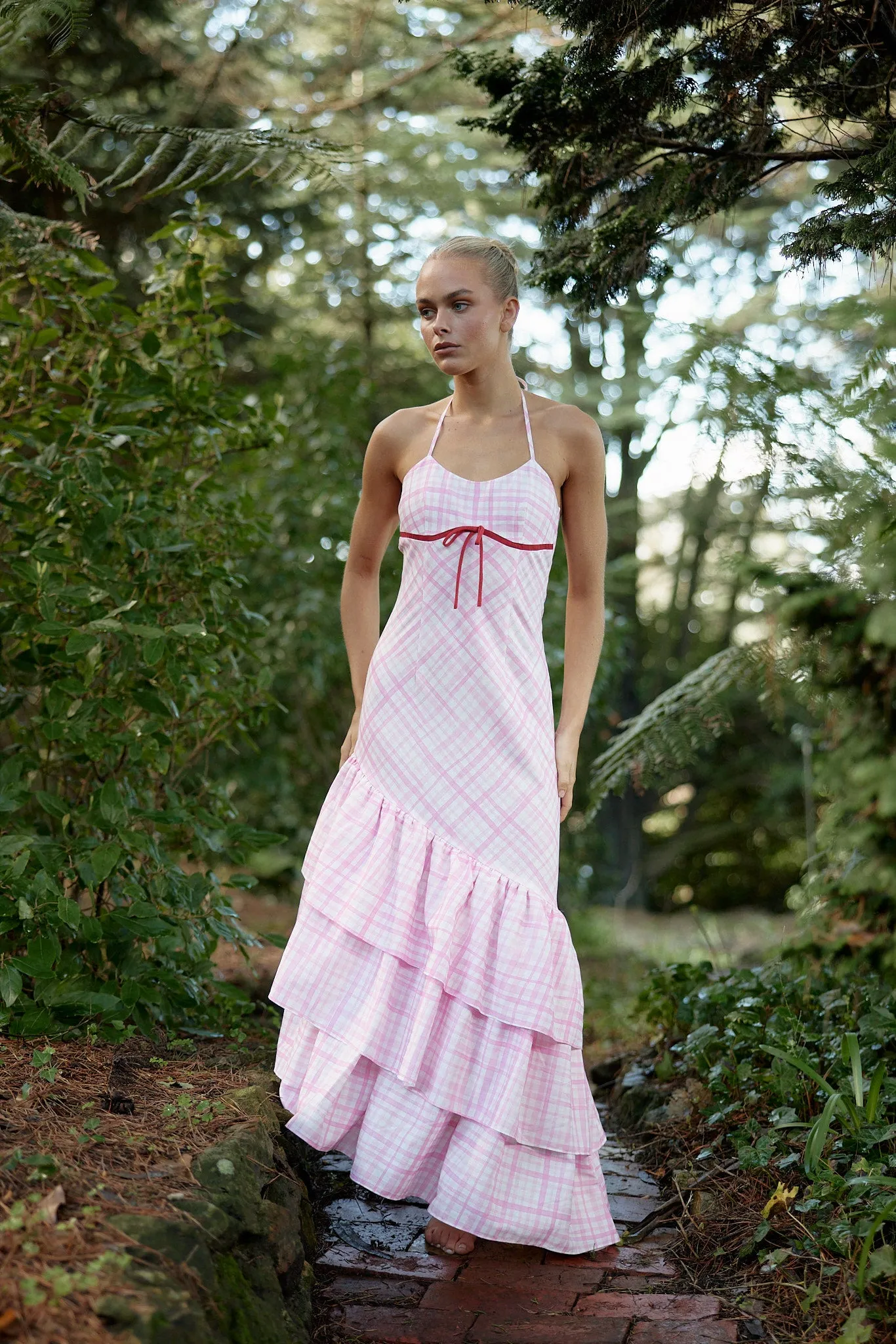 ELOUISE DRESS IN BABY CHECK