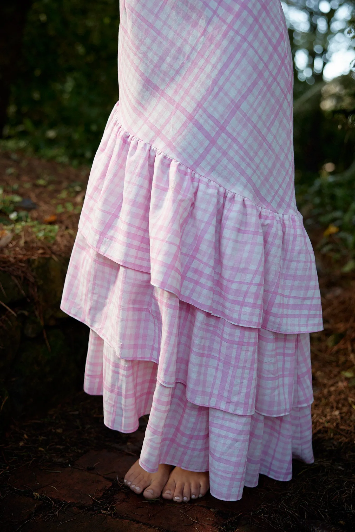 ELOUISE DRESS IN BABY CHECK