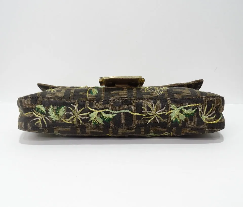 Fendi Zucca Palm Tree Baguette