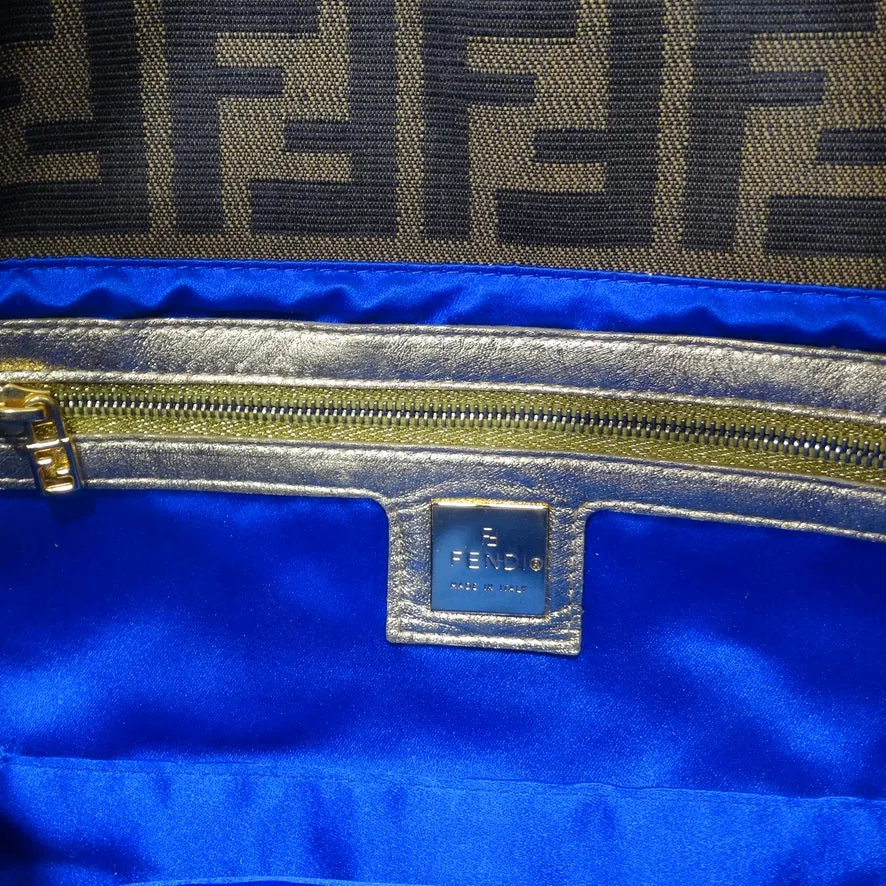 Fendi Zucca Palm Tree Baguette
