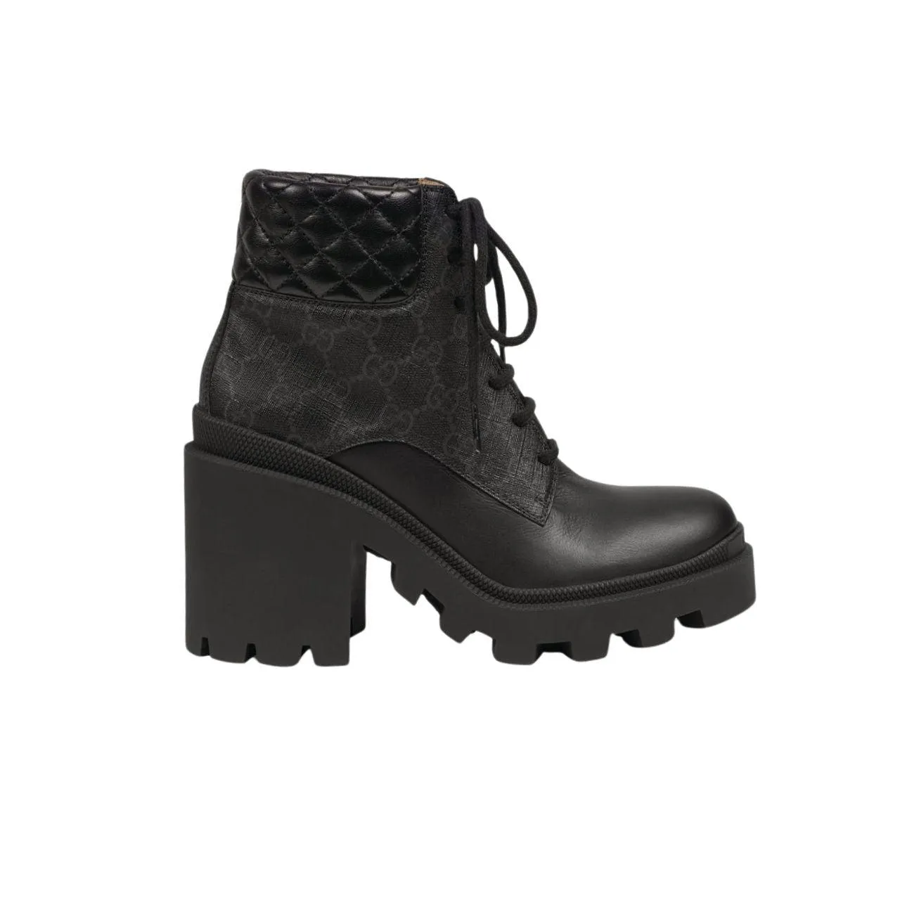 GG GG SUPREME ANKLE BOOTS BLACK 659691 UC810 1000