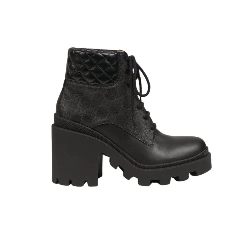 GG GG SUPREME ANKLE BOOTS BLACK 659691 UC810 1000