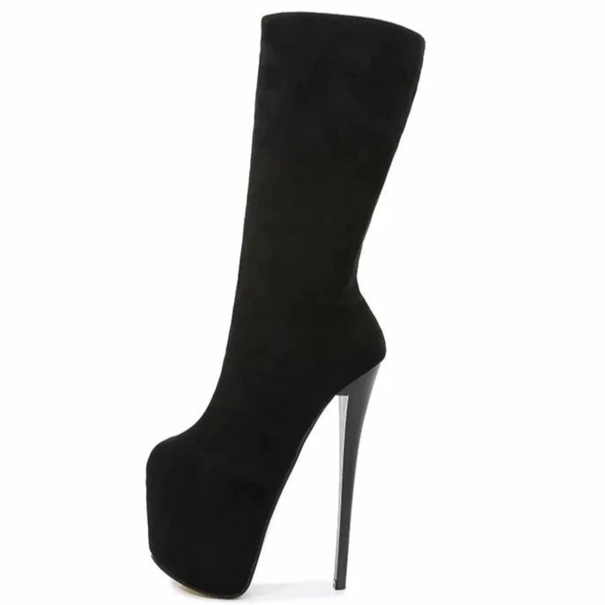 Gladiator Leopard Knee High Boots Stilettos