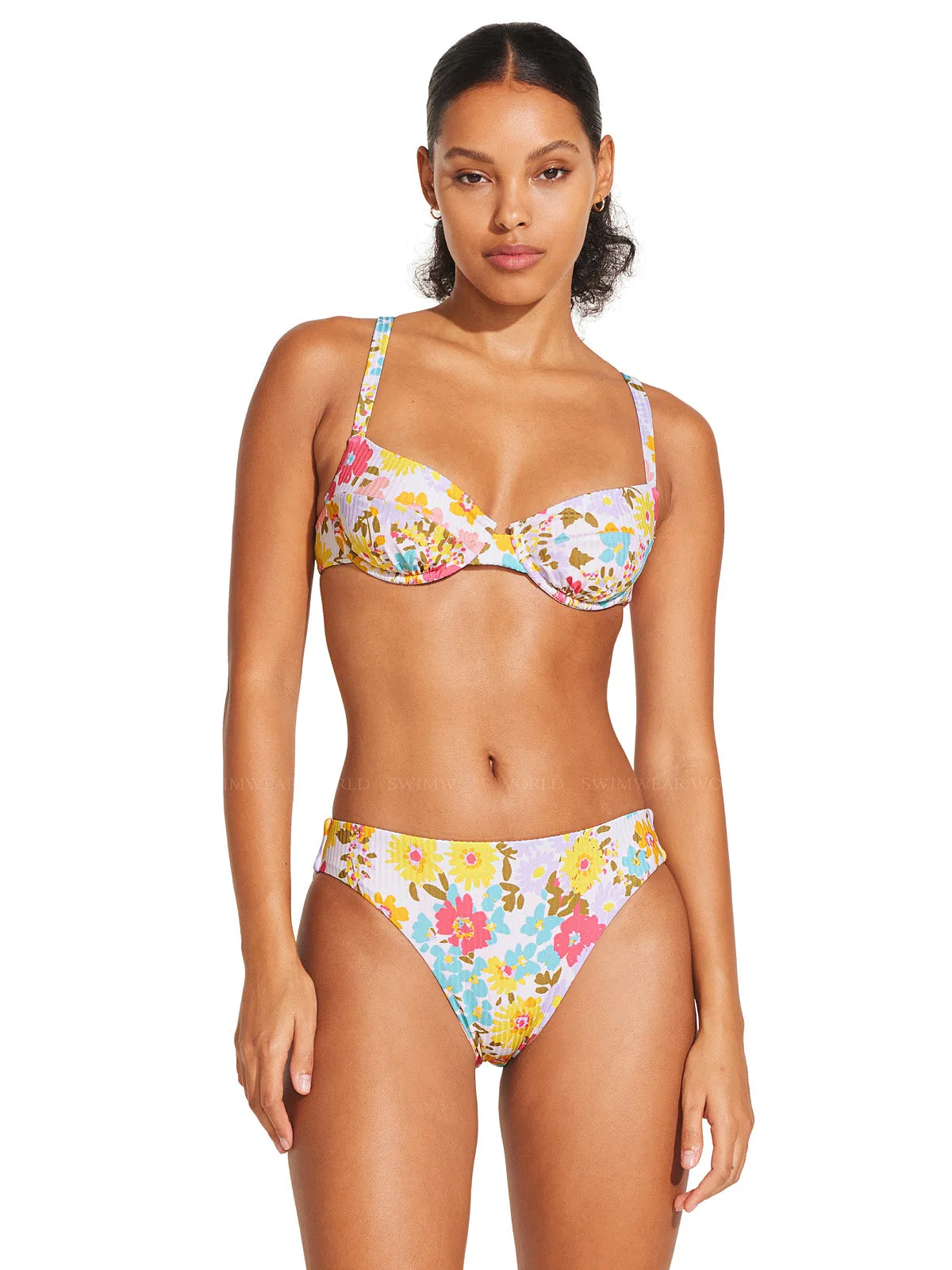 Goldie Underwire-Cali High Leg Bikini