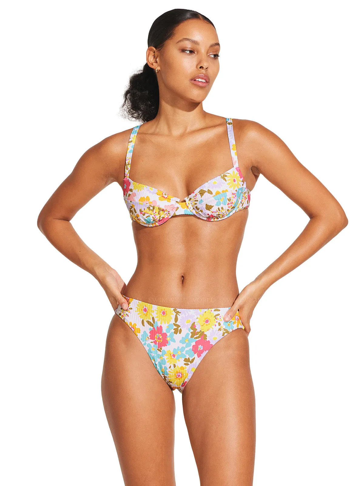 Goldie Underwire-Cali High Leg Bikini