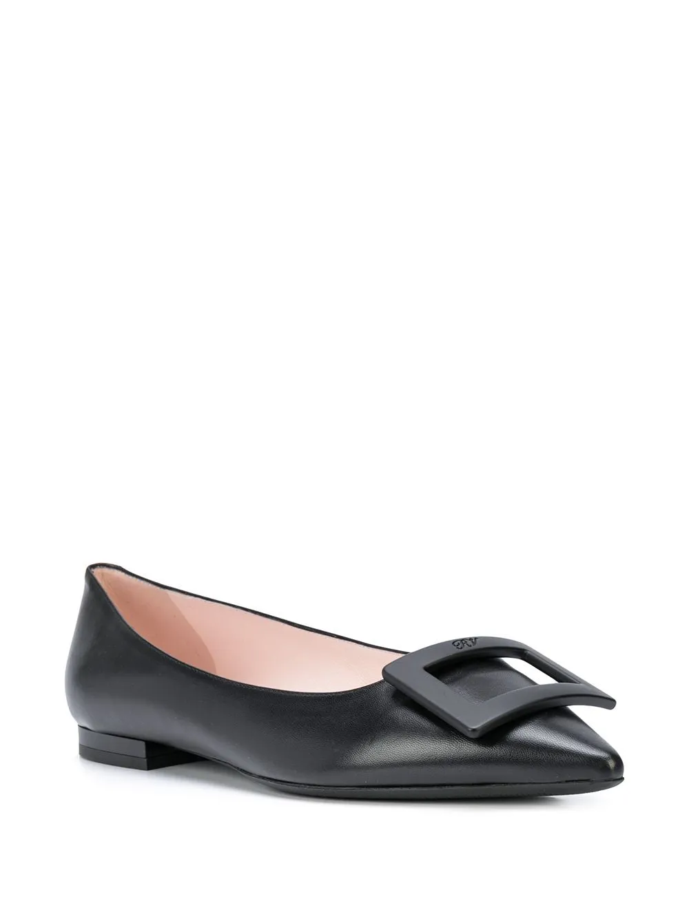 Gommettine leather ballet flats