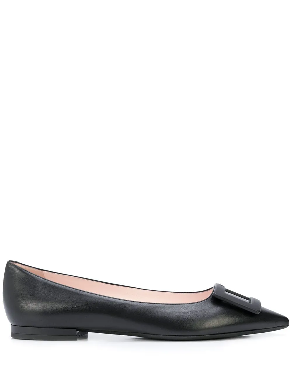 Gommettine leather ballet flats