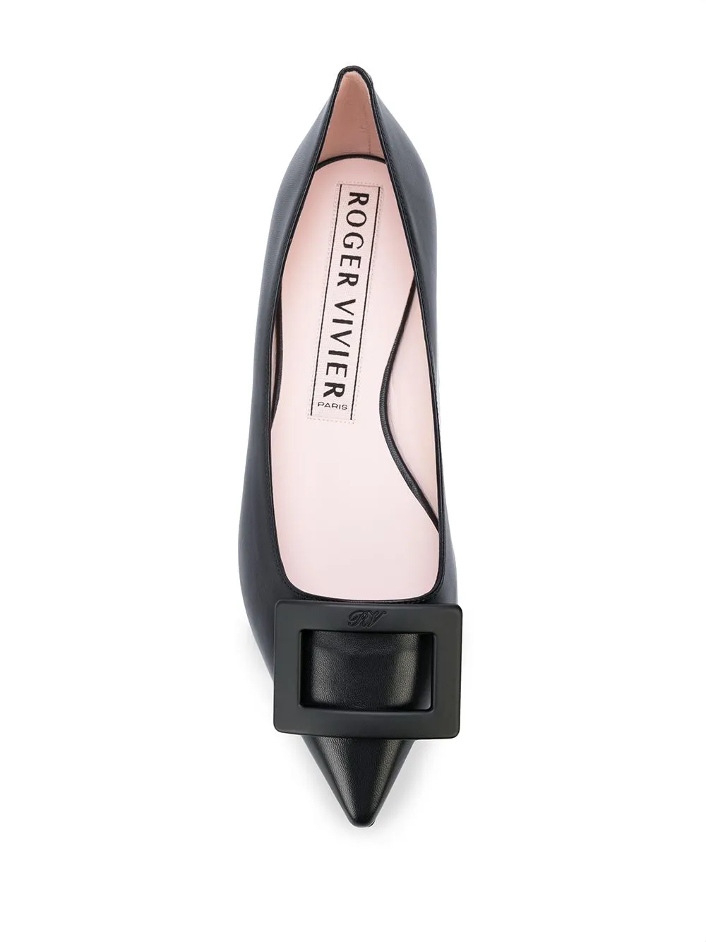 Gommettine leather ballet flats