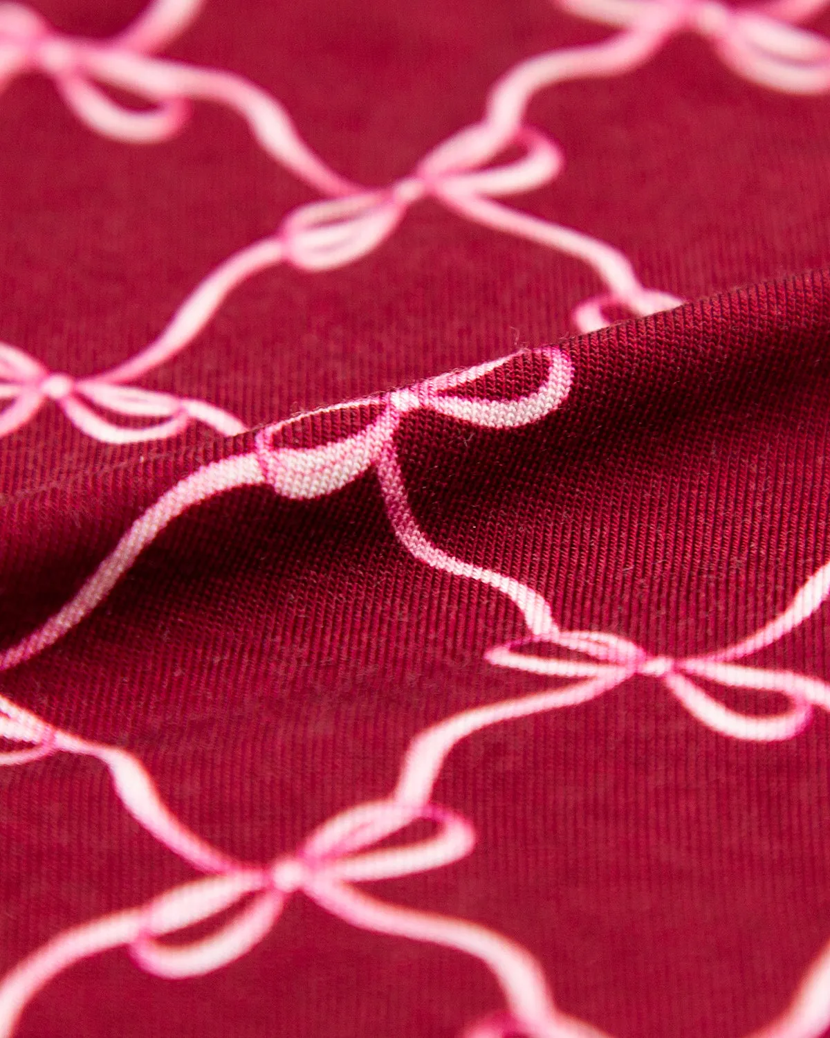 High Rise Knicker - Rouge Bow